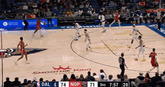 打得很努力了!锡安17中11砍29分5板7助2断 内线表现相当强势