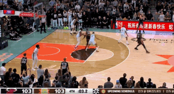 😎无视防守中投绝杀!阿德巴约21中13拿下30分13板9助2断3帽