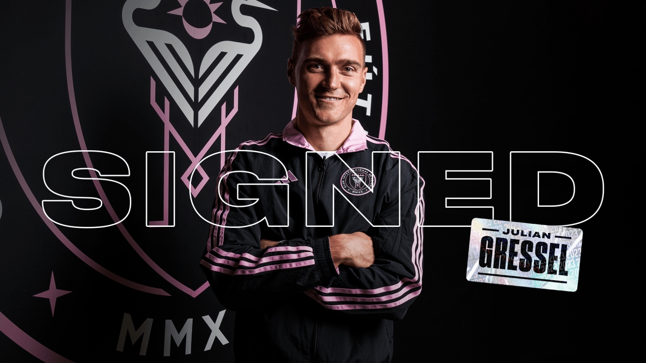 记者:明尼苏达联接近签下迈阿密国际右翼卫格雷塞尔